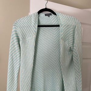 Market & Spruce light blue open front cardigan